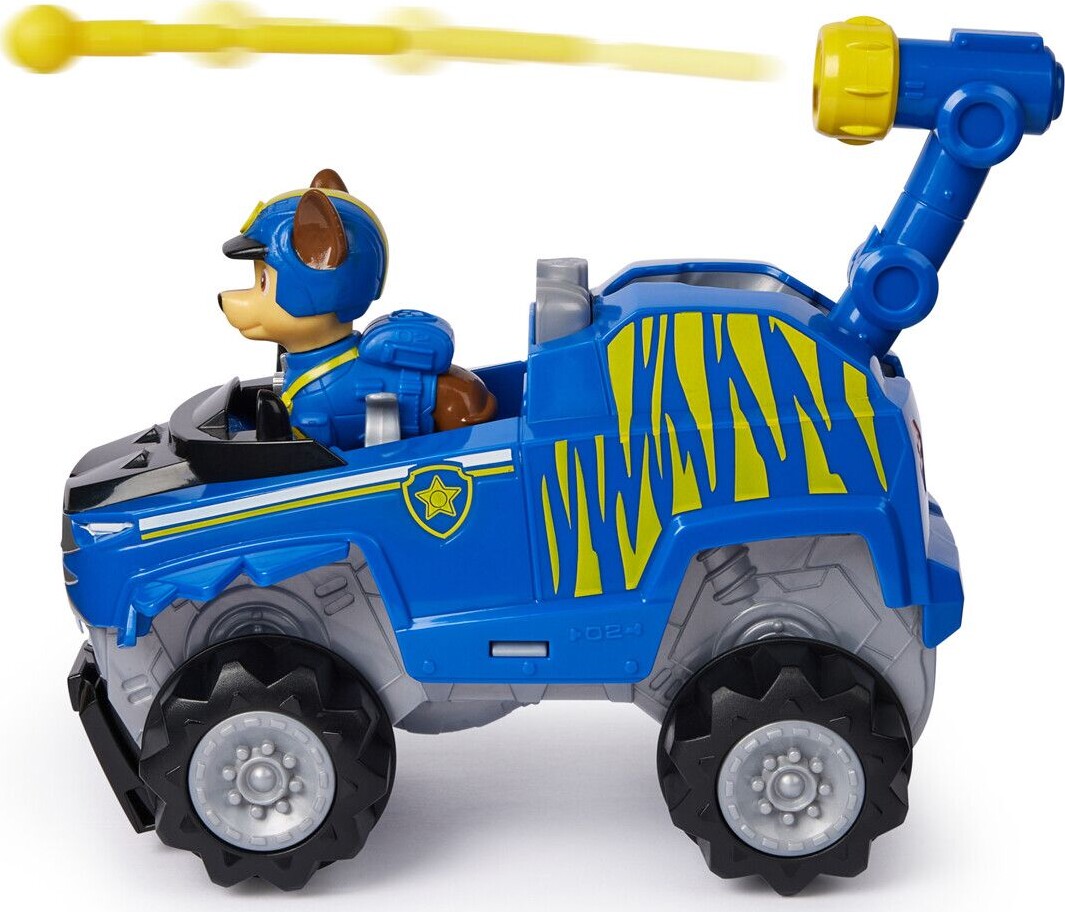 Paw Patrol - Jungle Pups Bil - Chase Med Tiger Køretøj