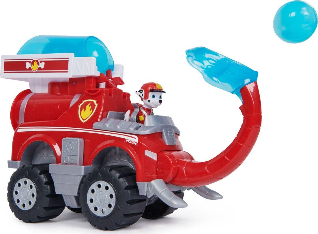 Paw Patrol - Jungle Pups Bil - Marshall Med Deluxe Elefant Køretøj