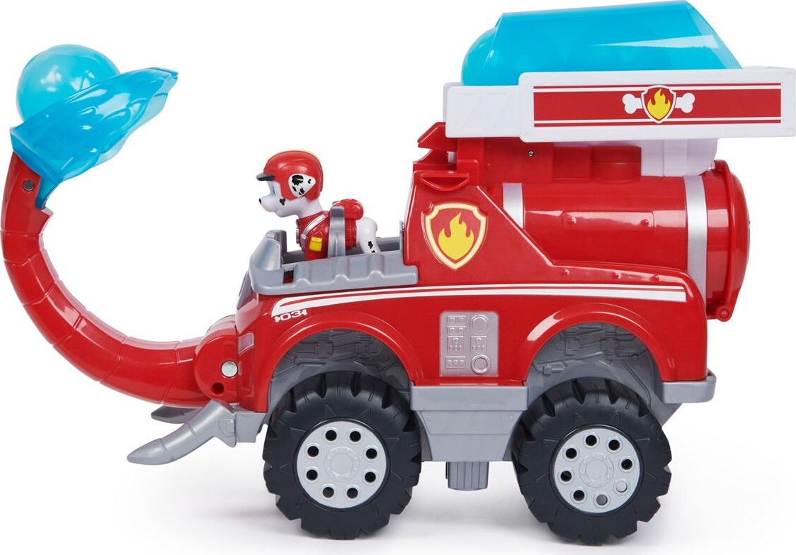Paw Patrol - Jungle Pups Bil - Marshall Med Deluxe Elefant Køretøj