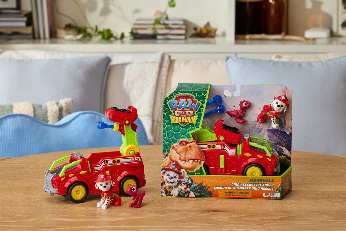 Paw Patrol - Movie 3 Dino Theme Vehicle - Marshall