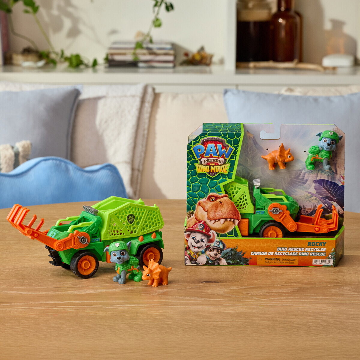 Paw Patrol - Movie 3 Dino Theme Vehicle - Rockey