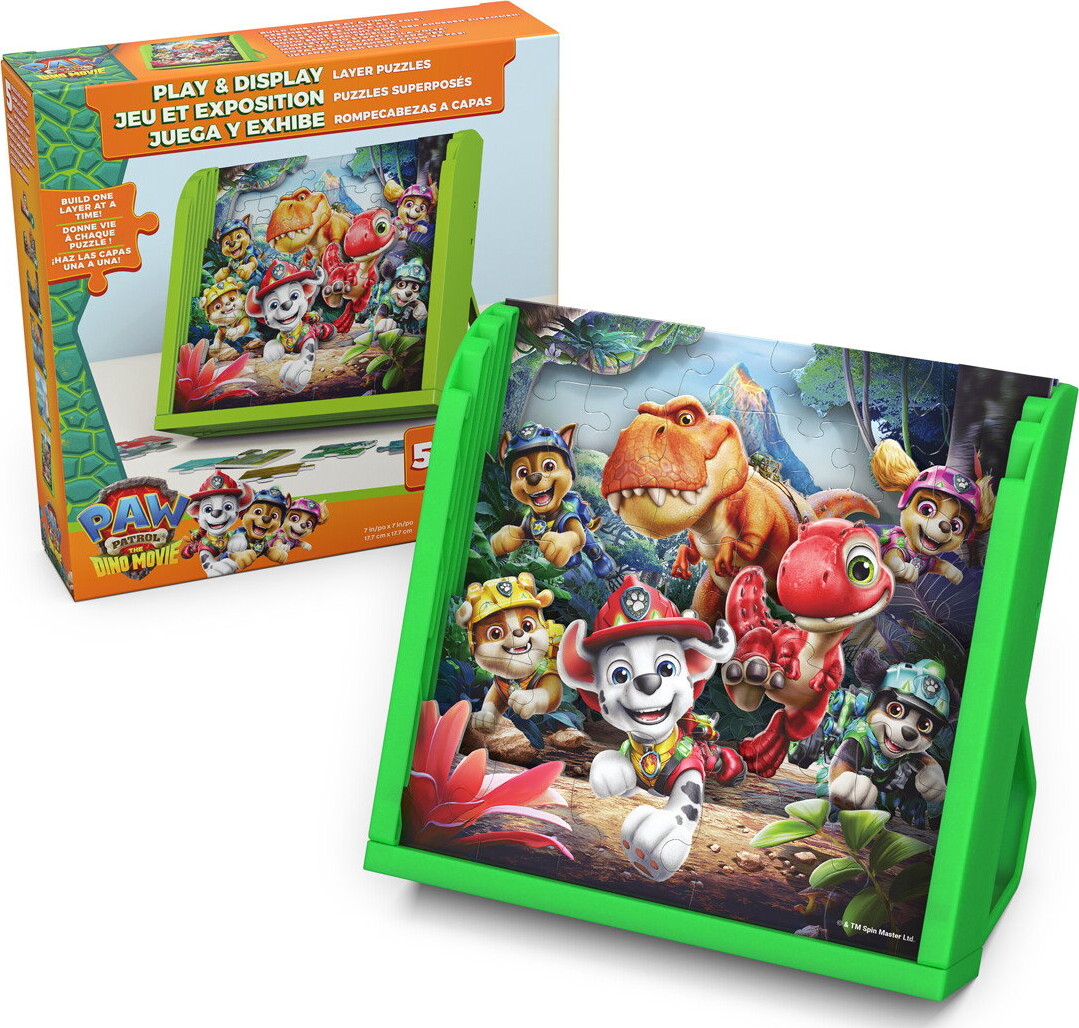 Paw Patrol Dino Puslespil - Play Display - Spin Master Games
