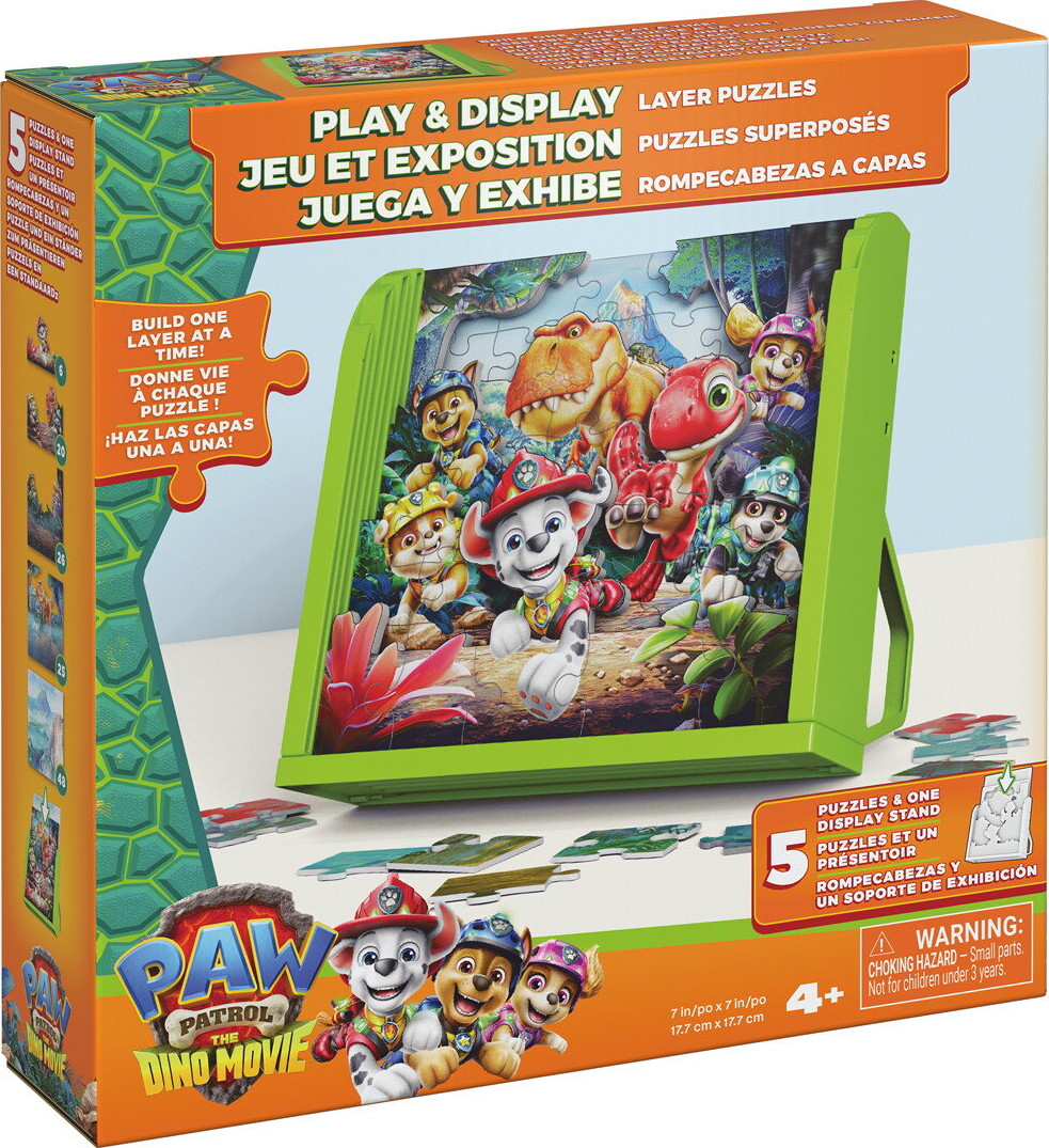 Paw Patrol Dino Puslespil - Play Display - Spin Master Games