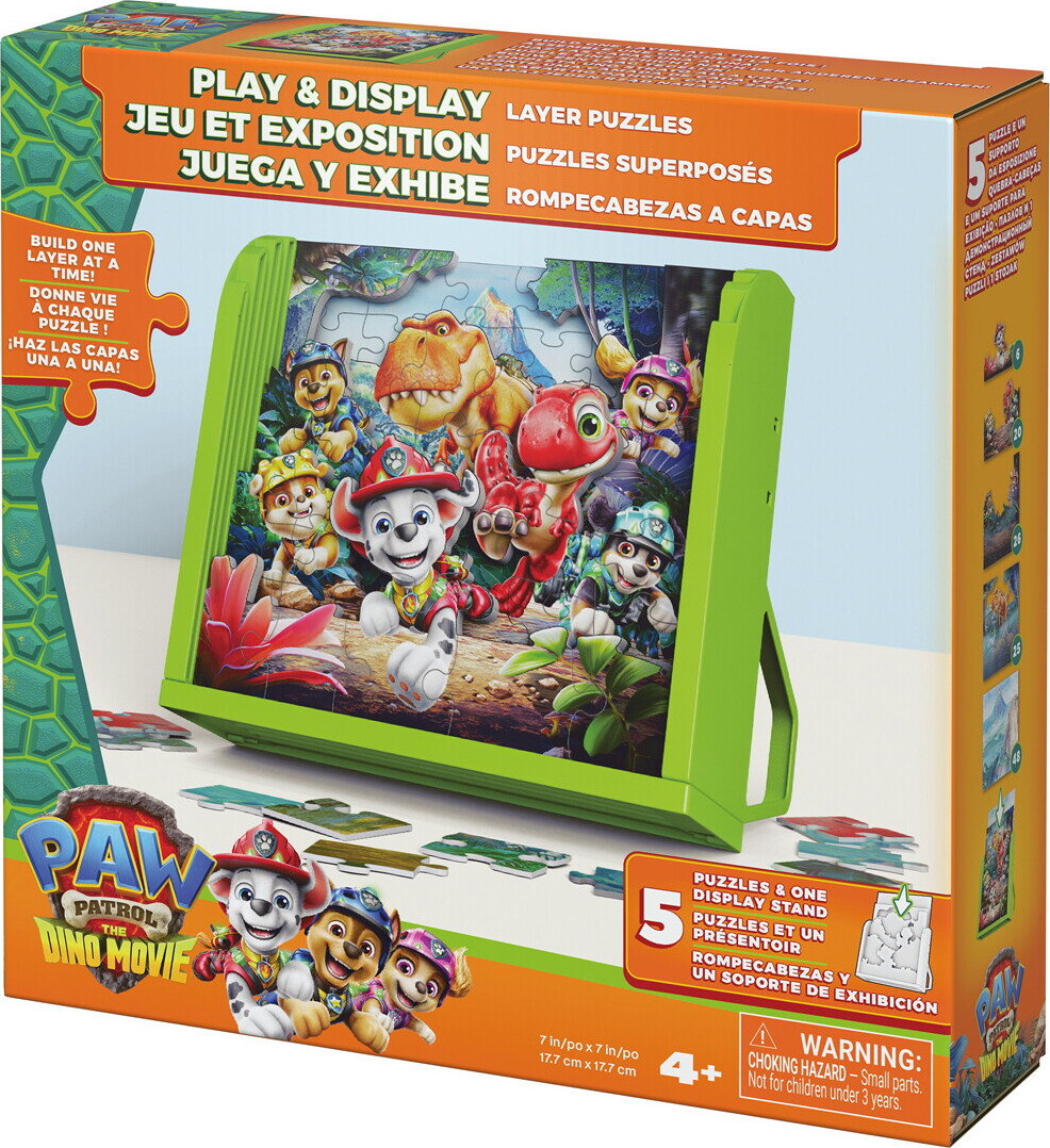 Paw Patrol Dino Puslespil - Play Display - Spin Master Games