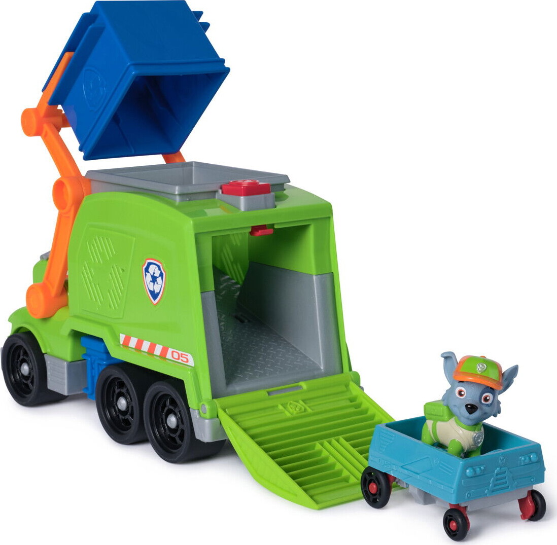 Paw Patrol - Rocky Crush N Roll Genbrugstruck - 6071248