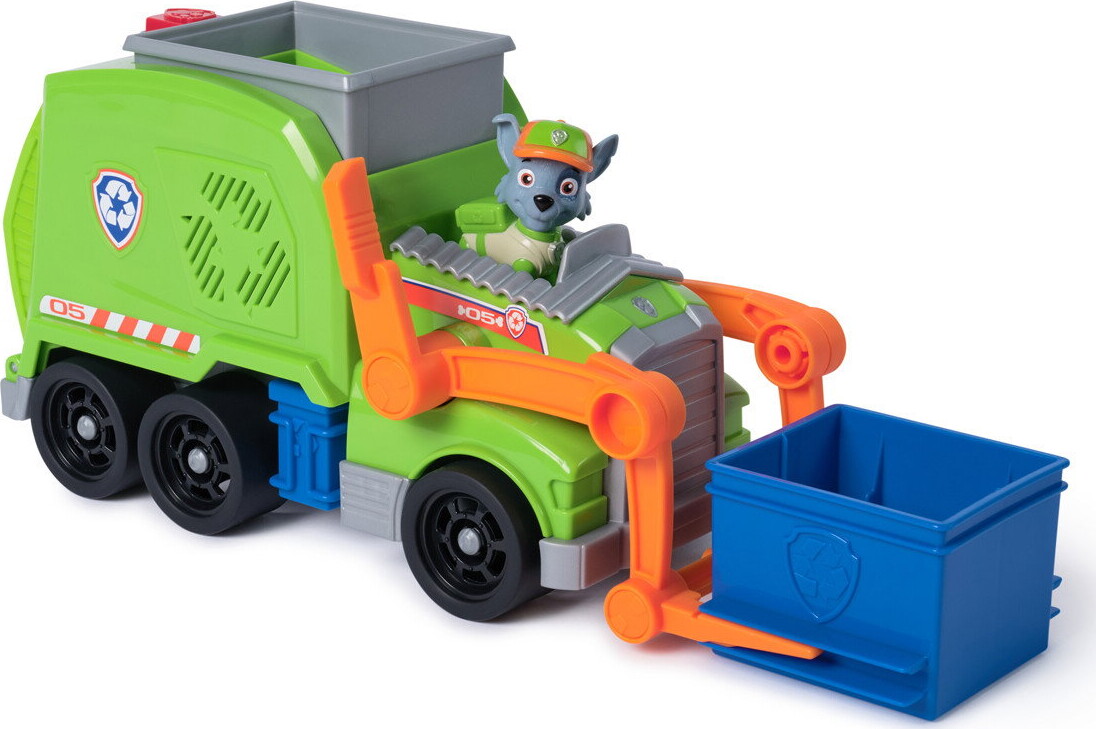 Paw Patrol - Rocky Crush N Roll Genbrugstruck - 6071248