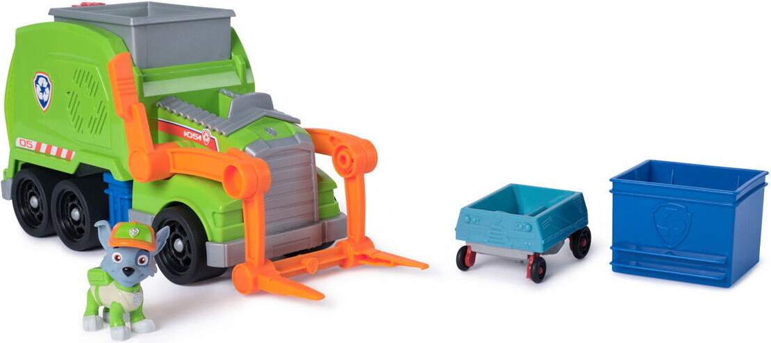 Paw Patrol - Rocky Crush N Roll Genbrugstruck - 6071248