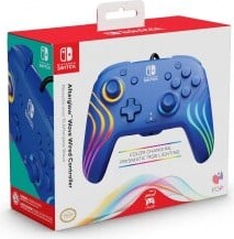 Pdp Afterglow Wave Wired Controller Blue Switch