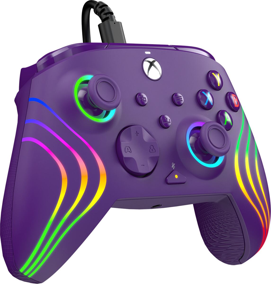 Pdp Afterglow Wave Wired Controller - Purple