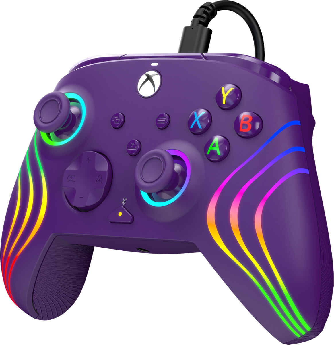 Pdp Afterglow Wave Wired Controller - Purple