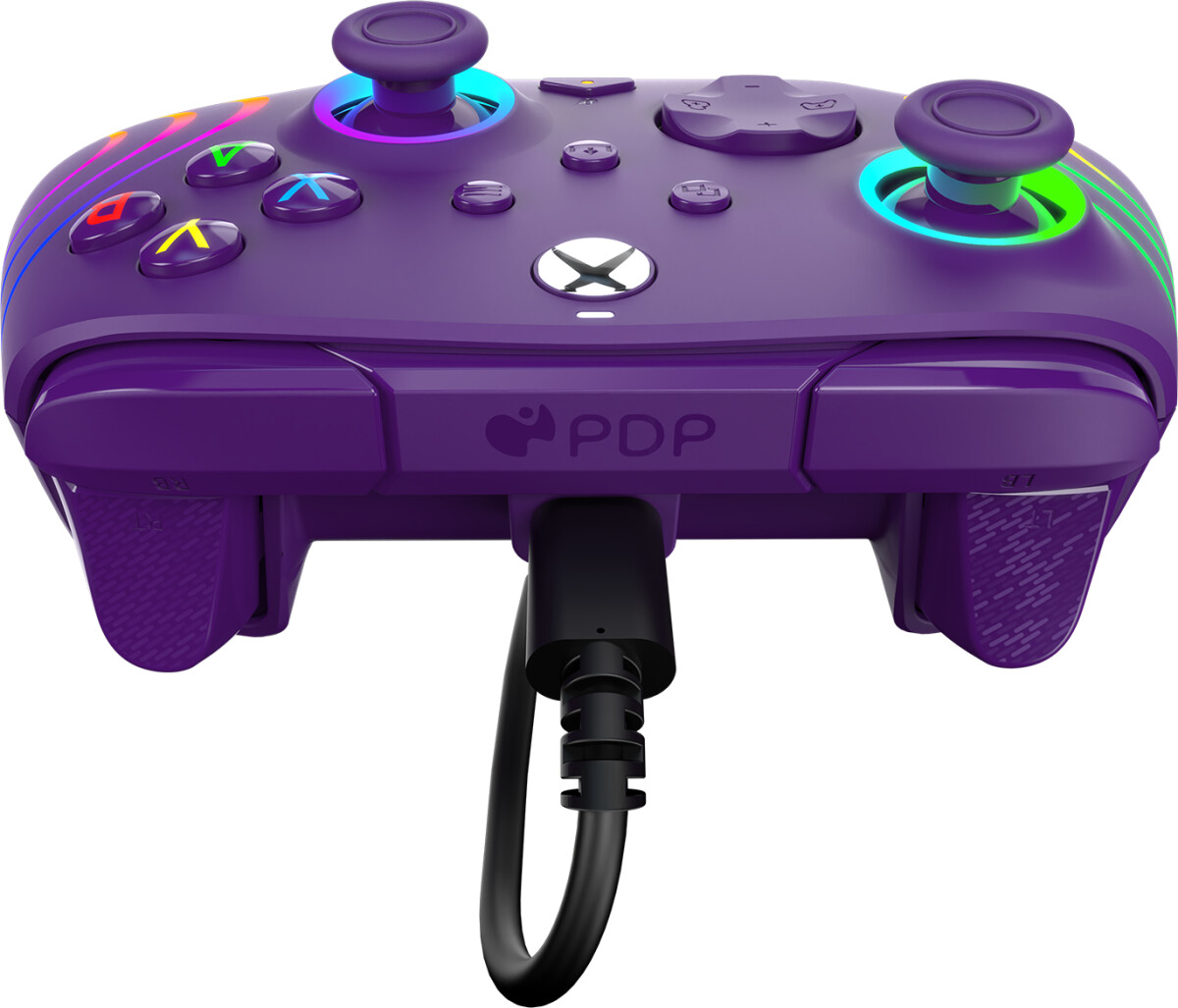 Pdp Afterglow Wave Wired Controller - Purple