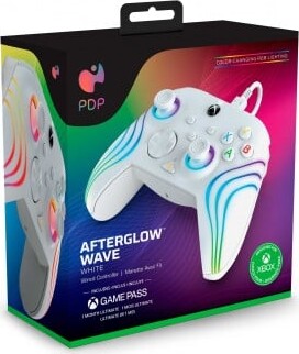 Pdp Afterglow Wave Wired Controller White Licensed Xbox