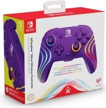 Pdp Afterglow Wave Wireless Controller Purple Switch