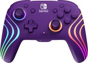 Pdp Afterglow Wave Wireless Controller Purple Switch