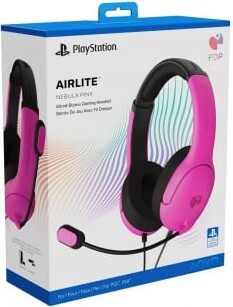 Pdp Airlite Headset Wired Nebula Pink