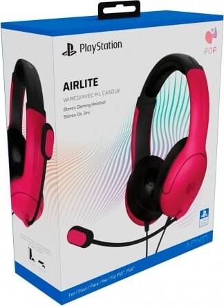 Pdp Airlite Wired Cosmic Red Gaming Headset Licensed