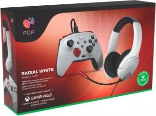 Pdp Rematch Airlite Radial White Bundle Licensed Xbox