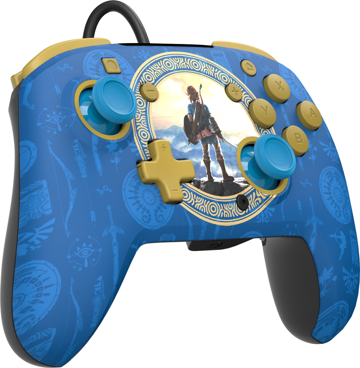 Pdp Rematch Wired Controller - Zelda Hyrule Blue