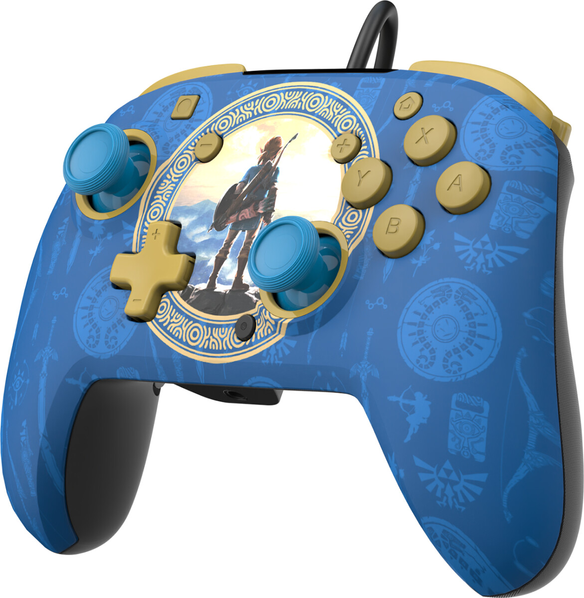 Pdp Rematch Wired Controller - Zelda Hyrule Blue