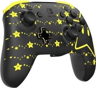Pdp Rematch Wireless Controller Glow Mario Stars Switch