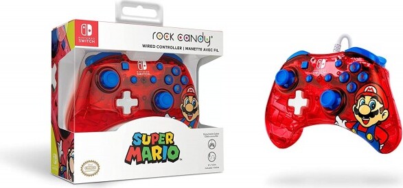 Pdp - Nintendo Switch Rock Candy Wired Controller - Mario