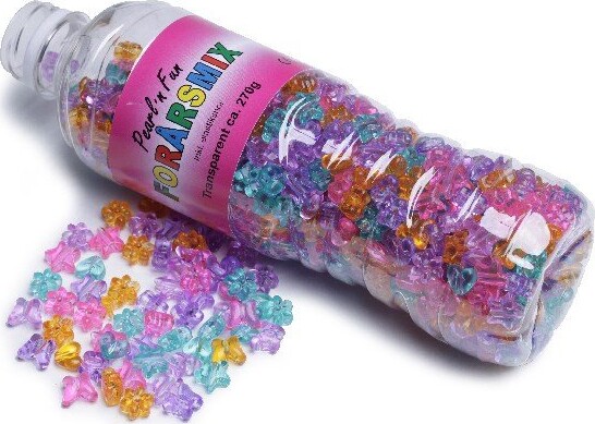 Pearl N Fun Perler - Forår - Transparent - 270 G