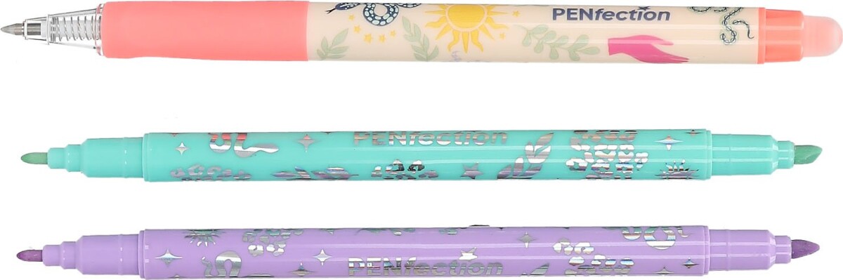 Notesbog Med Skrivesæt Og Stickers - Slanger - Penfection