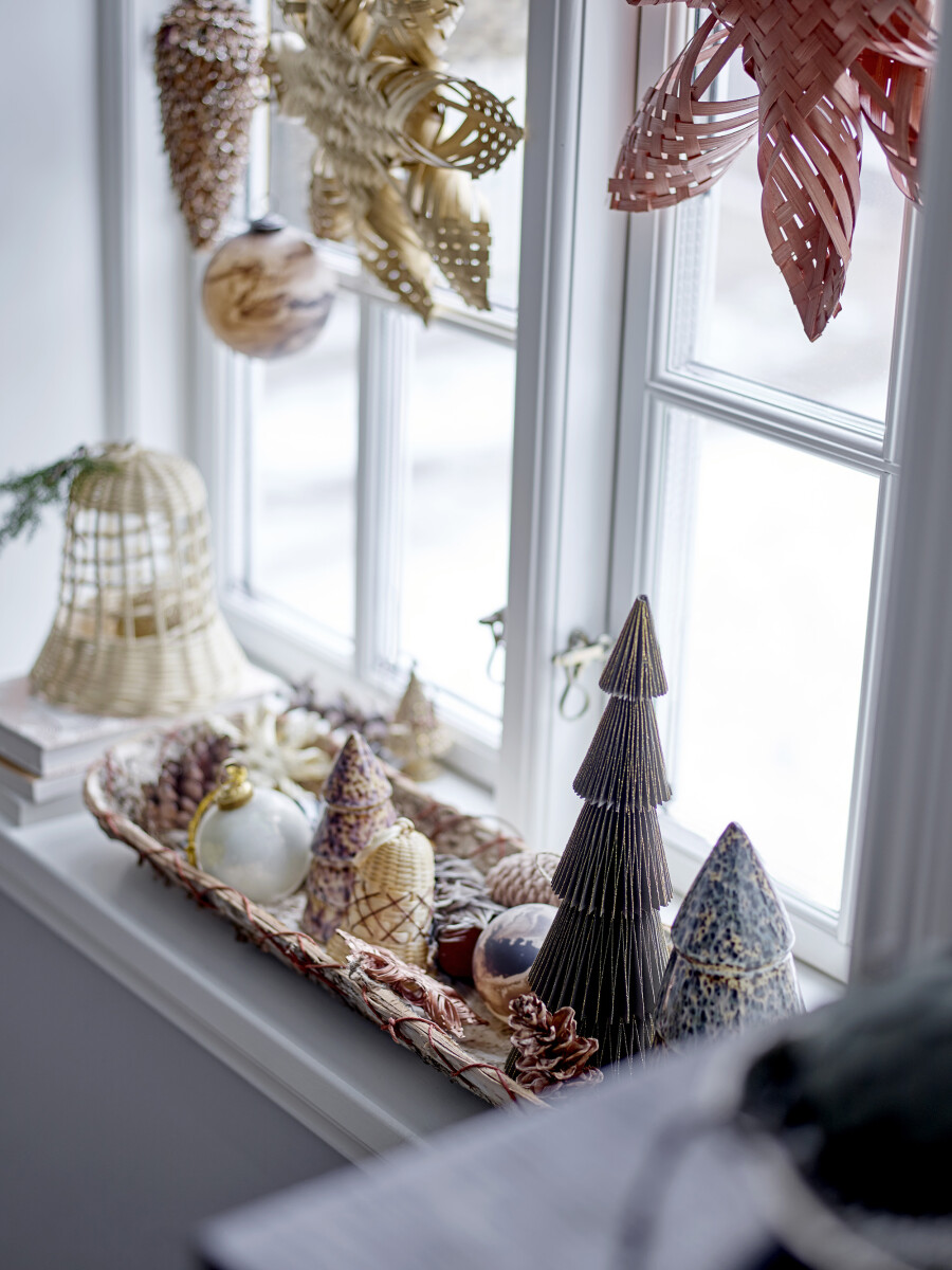 Bloomingville - Pepe Dekorationsbakke - Brun - Birk - 2 Stk