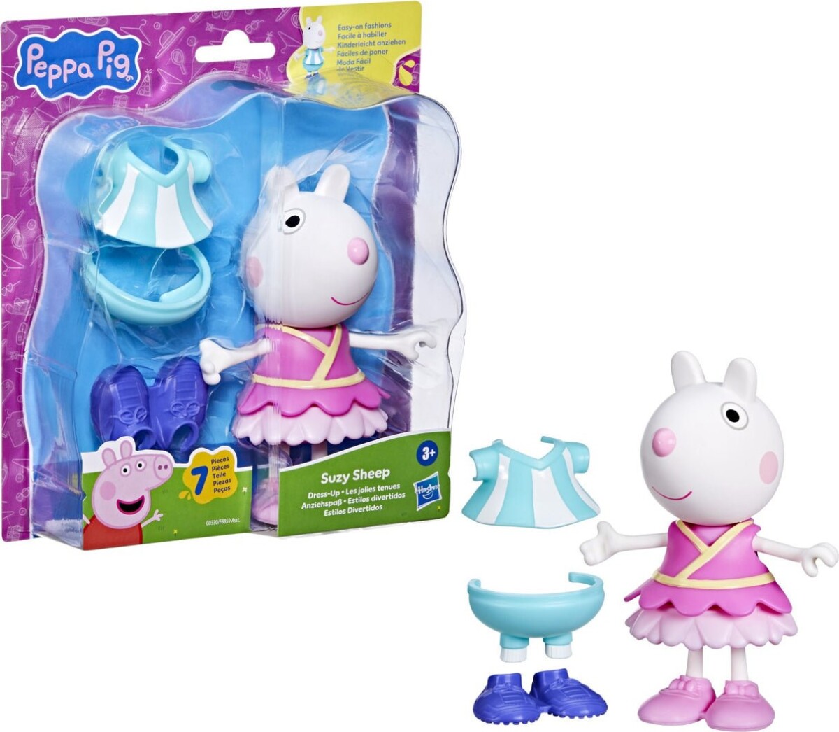 Peppa Pig - Peppa Friends Dress Up 15 Cm - Suzy Sheep