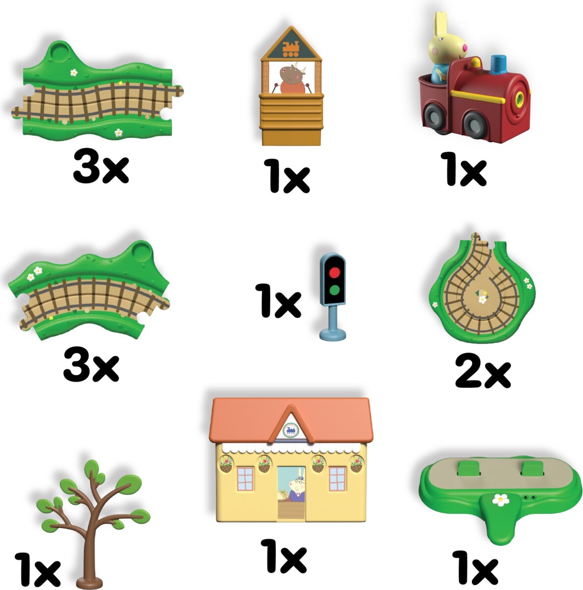 Peppa Pig - Whizz Around Clickety Clack Train 8344