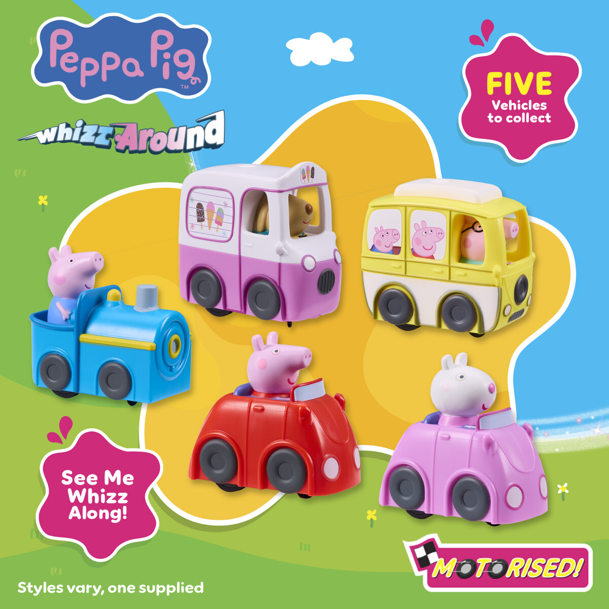 Peppa Pig - Whizz Around Little Vehicle 1 Stk Assorteret