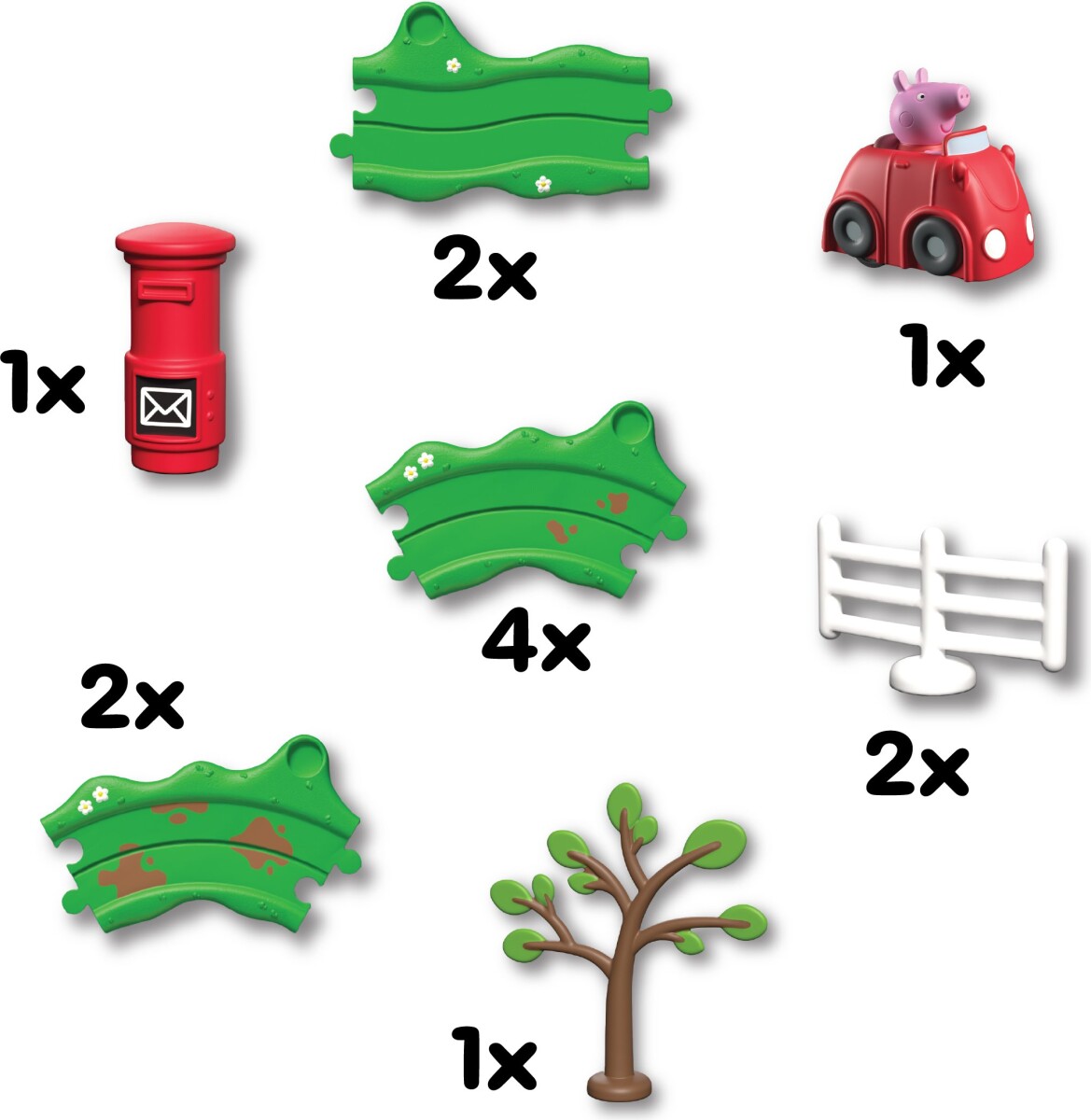 Peppa Pig - Whizz Around Peppa Red Car