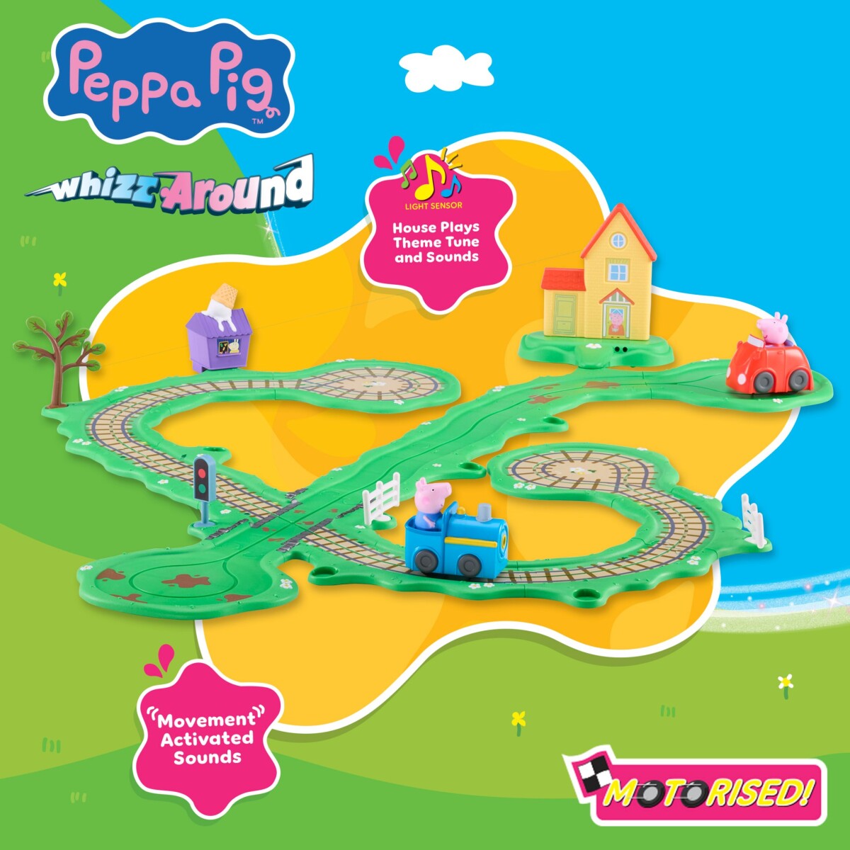 Peppa Pig - Whizz Around Runabout Town 8346