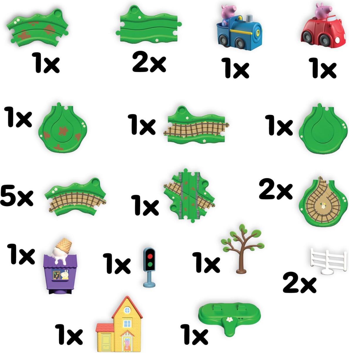 Peppa Pig - Whizz Around Runabout Town 8346