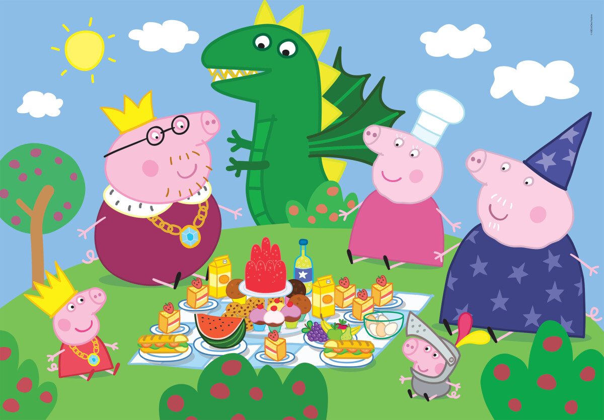 Gurli Gris Puslespil - Super Color - Clementoni - 2X20 Brikker