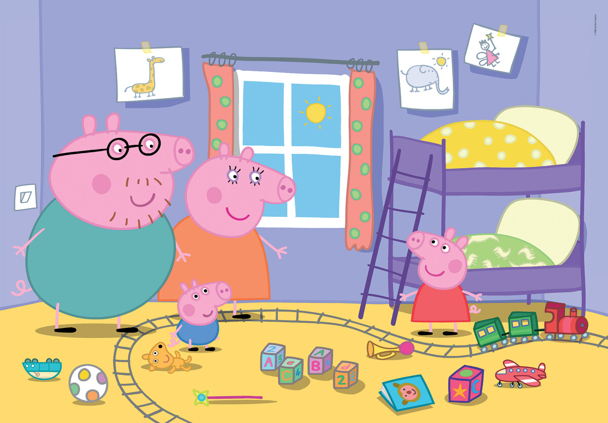 Gurli Gris Puslespil - Super Color - Clementoni - 2X20 Brikker