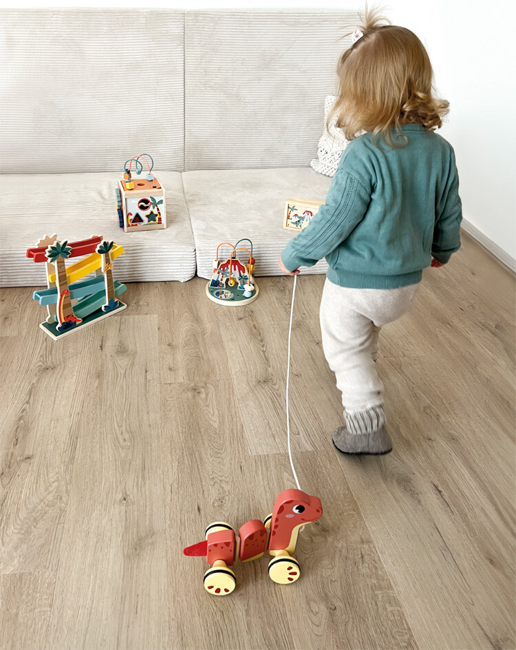 Kuglelabyrint I Træ - Dinosaur - Small Foot