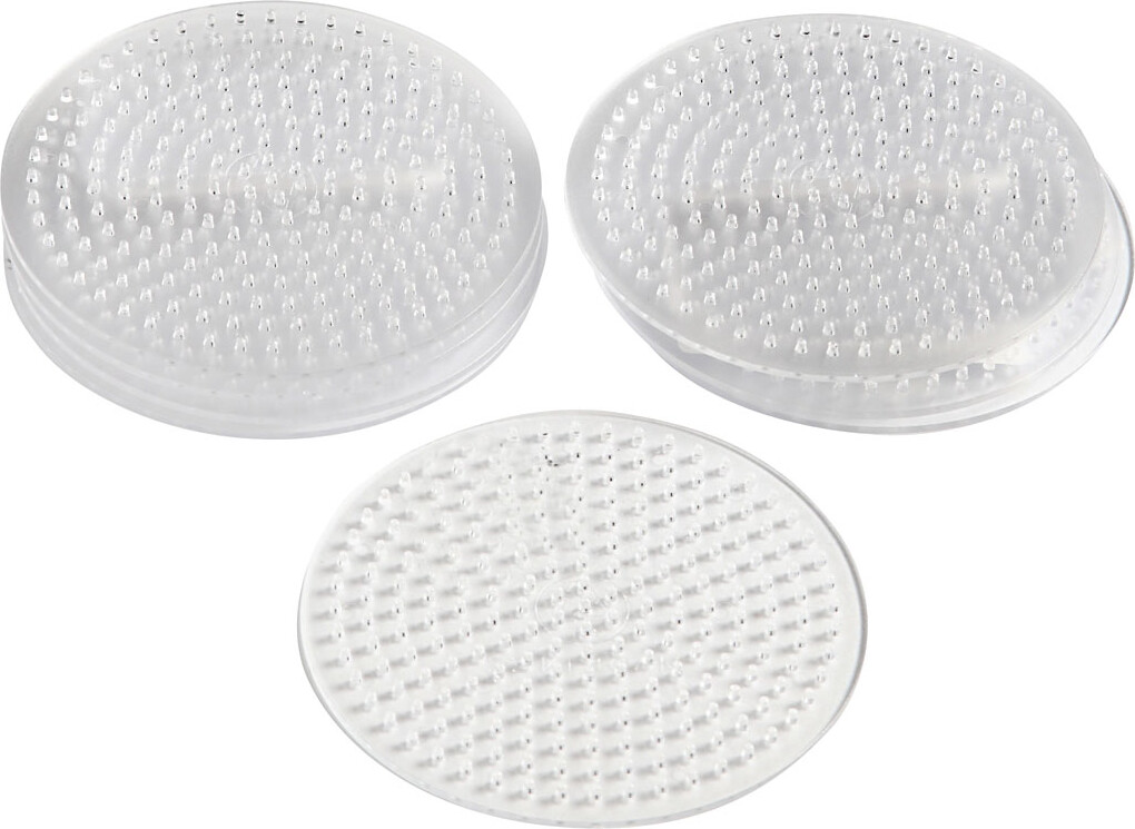 Perleplade - Lille Rund - Medium - Ø 8 5 Cm - 10 Stk