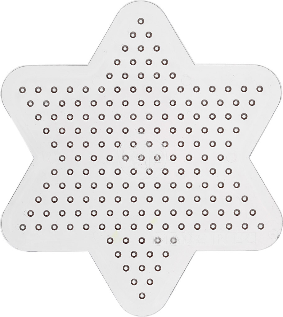 Perleplade - Lille Stjerne - Medium - Ø 10 Cm - 10 Stk