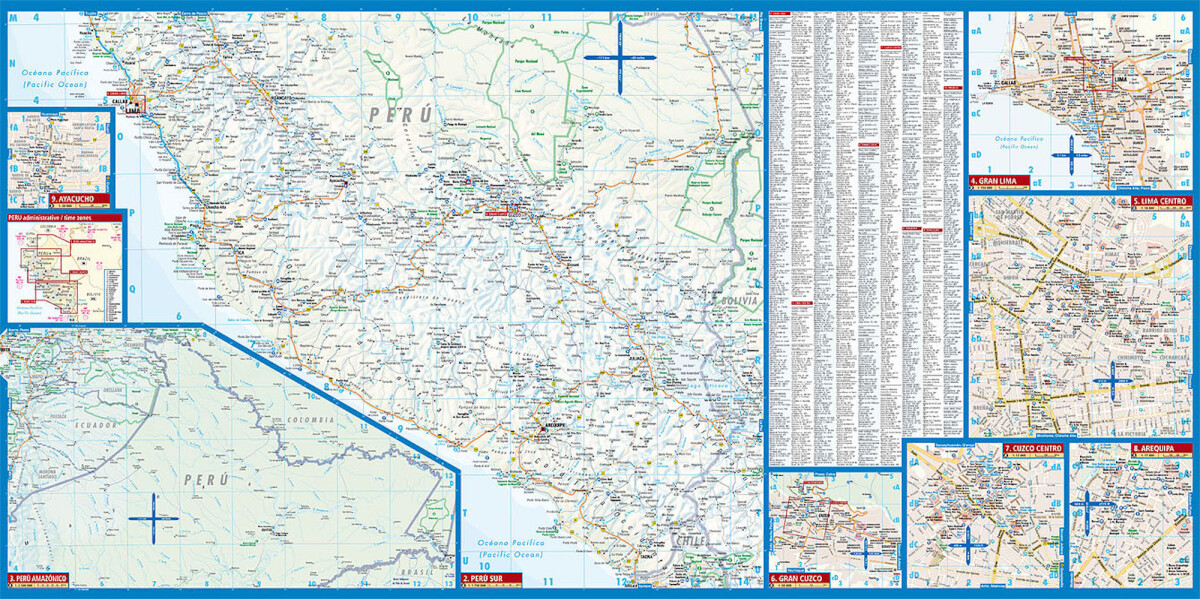 Peru - Borch Maps
