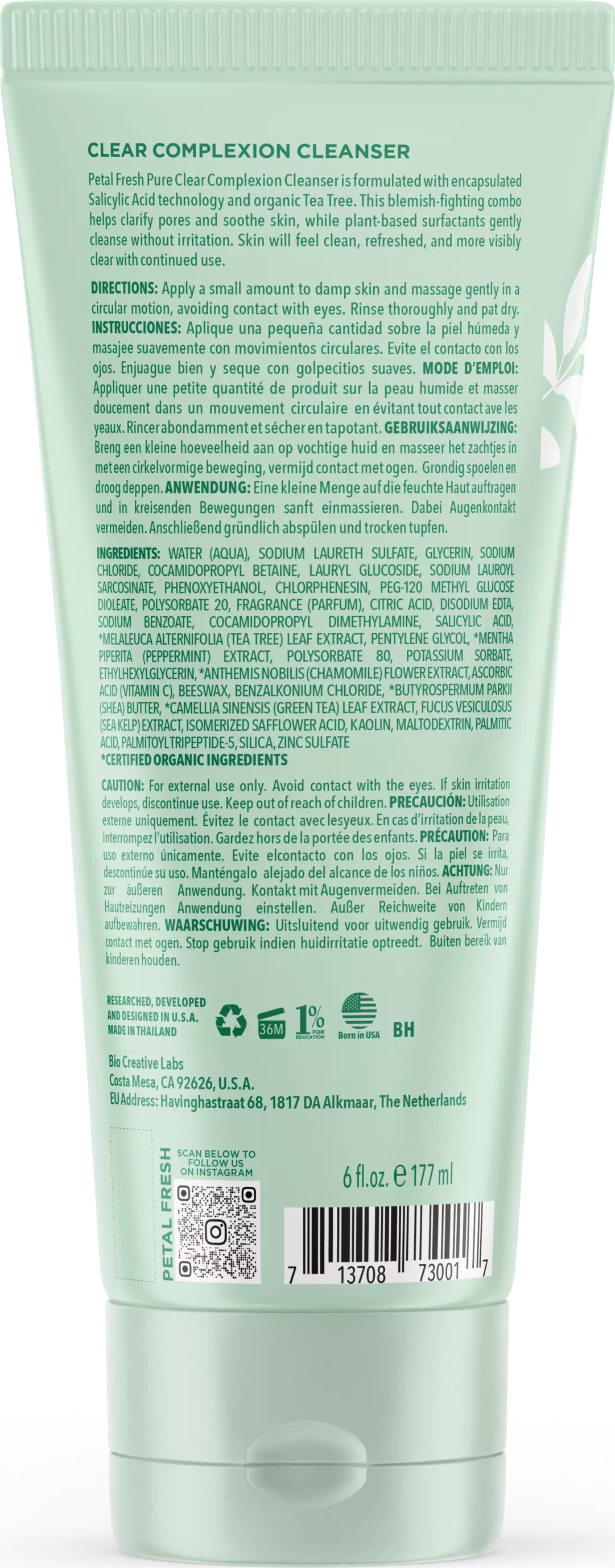 Petal Fresh - Pure Clear Complexion Cleanser-Tea Tree