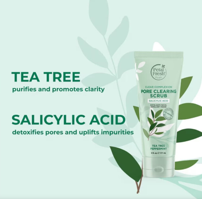 Petal Fresh - Pure Clear Complexion Pore Cleansing Scrub-Tea Tree