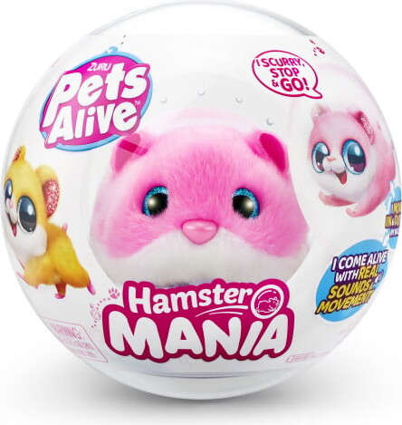 Zuru Pets Alive - Hamster Mania - Series 1 - Interaktiv Hamster | Se ...