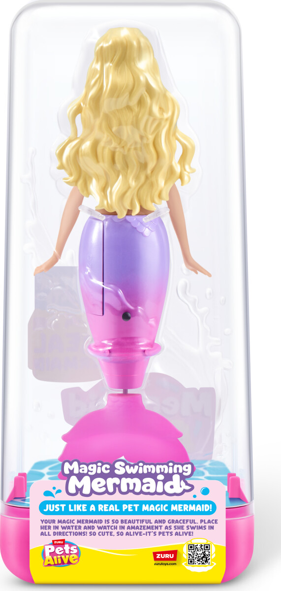 Zuru Pets Alive - Magic Swimming Mermaid - Havfrue - Sea Shell