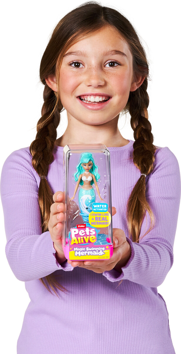 Zuru Pets Alive - Magic Swimming Mermaid - Havfrue - Sea Wave