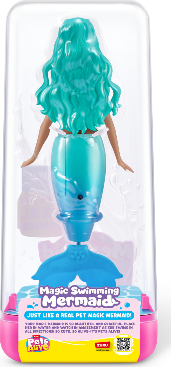 Zuru Pets Alive - Magic Swimming Mermaid - Havfrue - Sea Wave