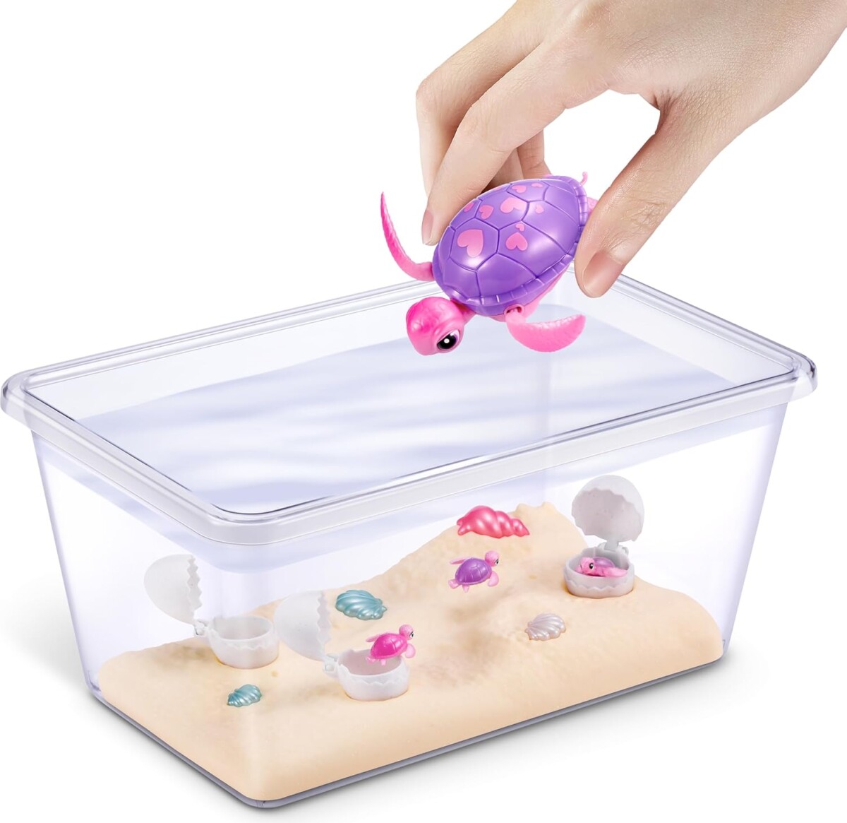 Pets Alive Mama Turtle Surprise - Tortue Qui Nage Et Pond Des Bébés, Jouet Interactif