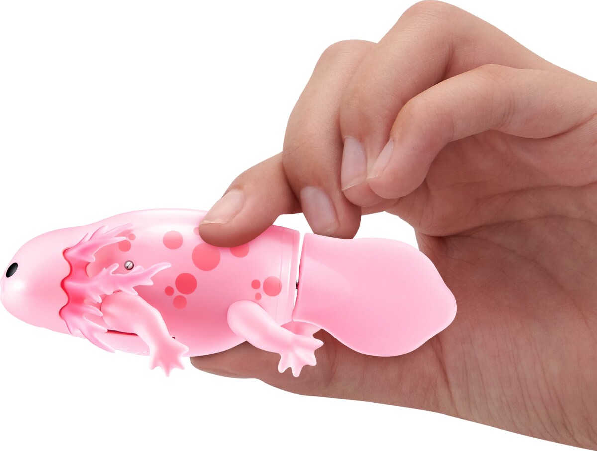 Zuru Pets Alive - Swimming Axolotl - Pink - Vandaktiveret Figur