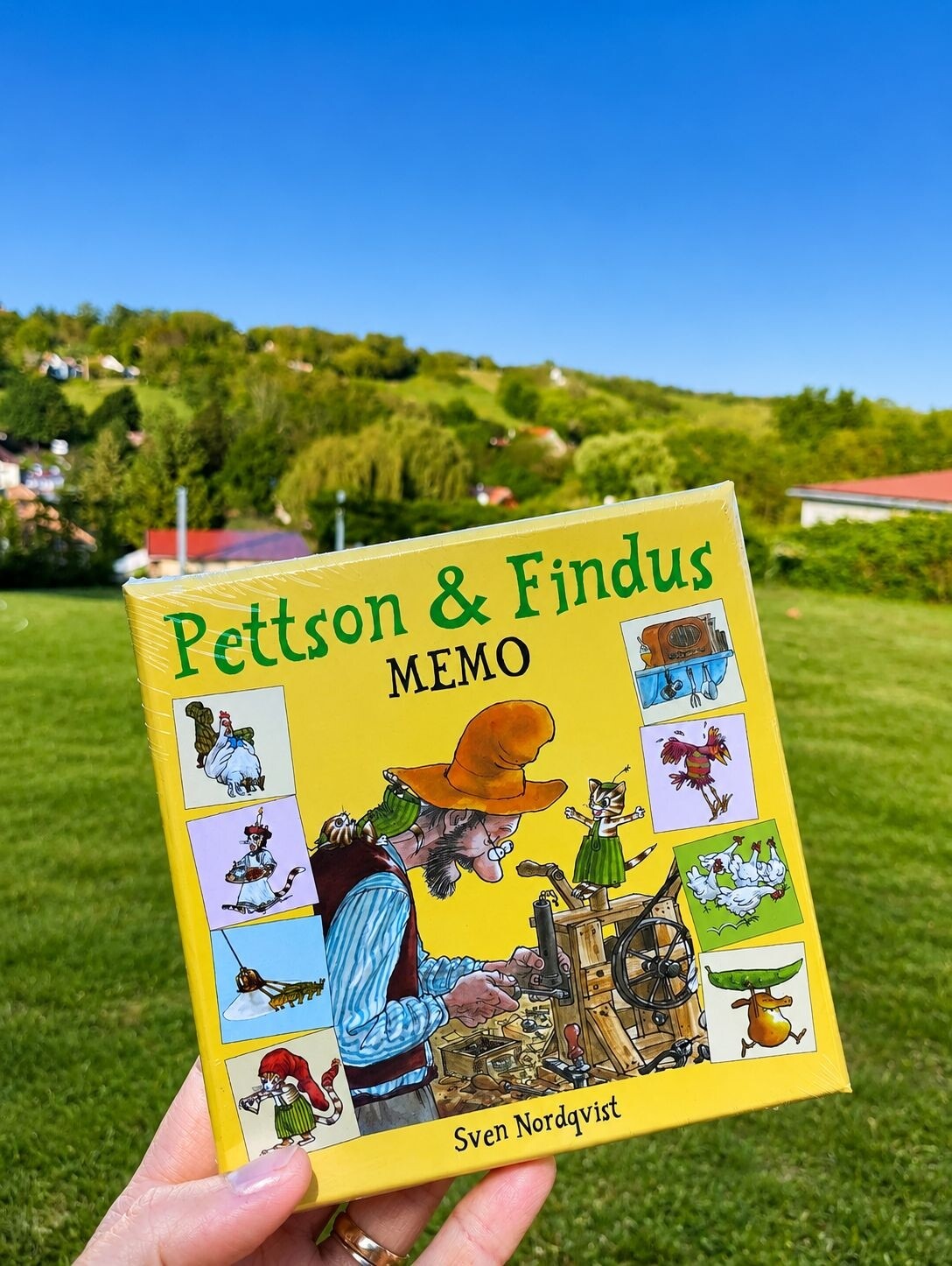 Peddersen Og Findus - Memo - Vendespil Til Børn - 40 Kort