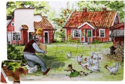 Peddersen Og Findus - Puslespil - 15 Brikker
